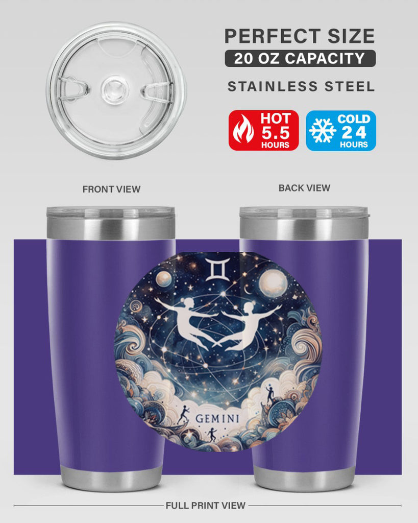 gemini 249#- zodiac- Tumbler