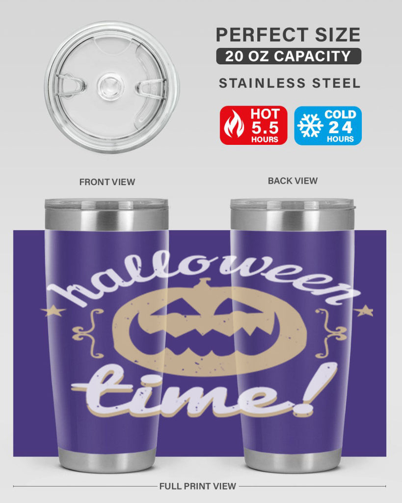 halloween time 157#- halloween- Tumbler