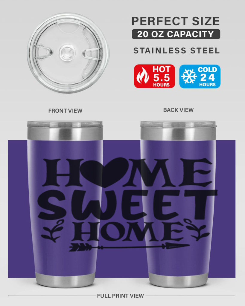 home sweet home 27#- home- Tumbler