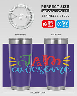 i am awesome Style 18#- autism- Tumbler