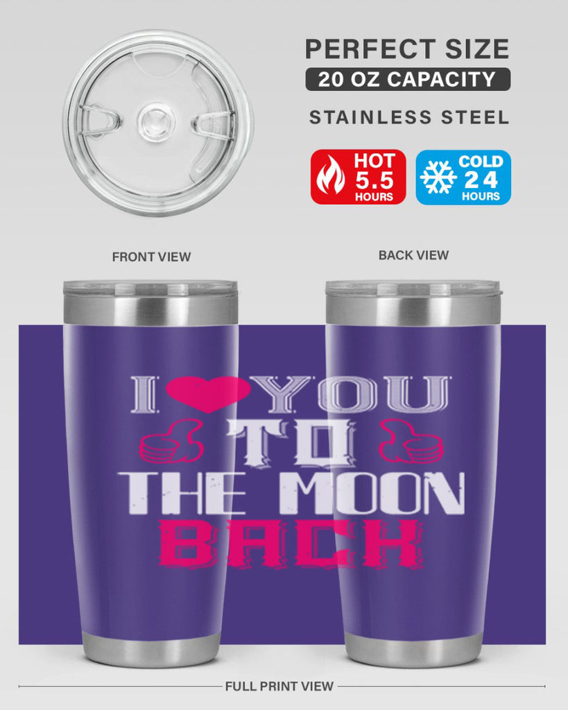 ilove you to the moon beach 49#- valentines day- Tumbler
