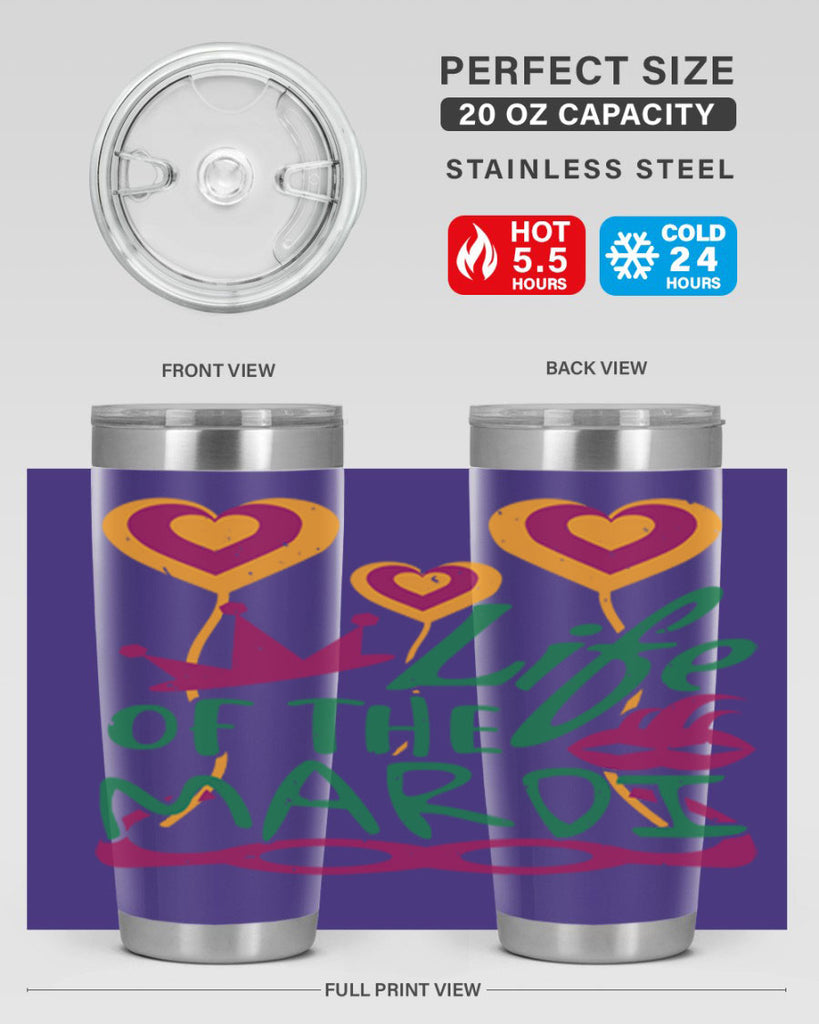 life of the mardi 49#- mardi gras- Tumbler
