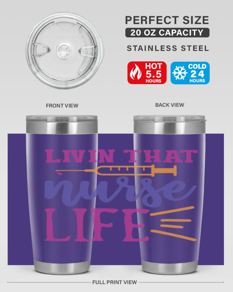 livin that nurse life Style Style 138#- nurse- tumbler