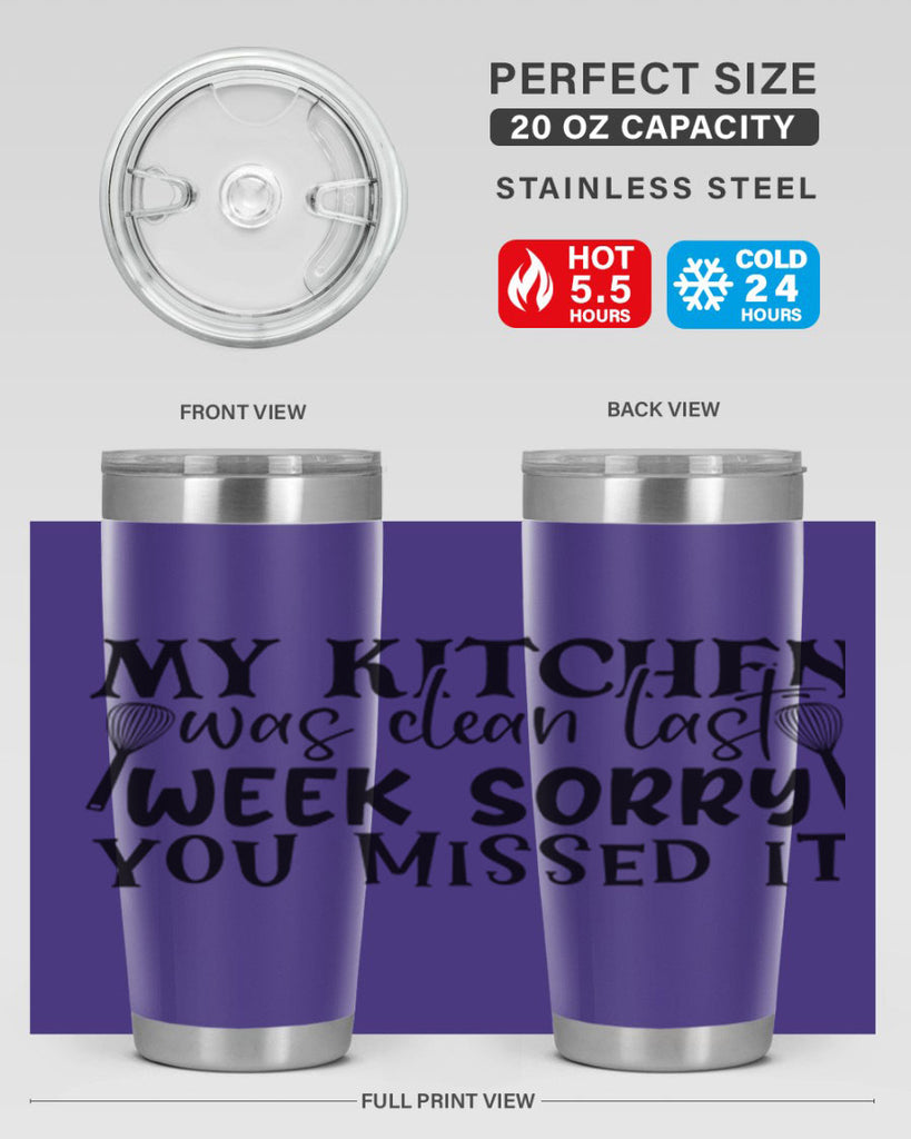 my kitchen was clean last week sorry you missed it 84#- kitchen- Tumbler