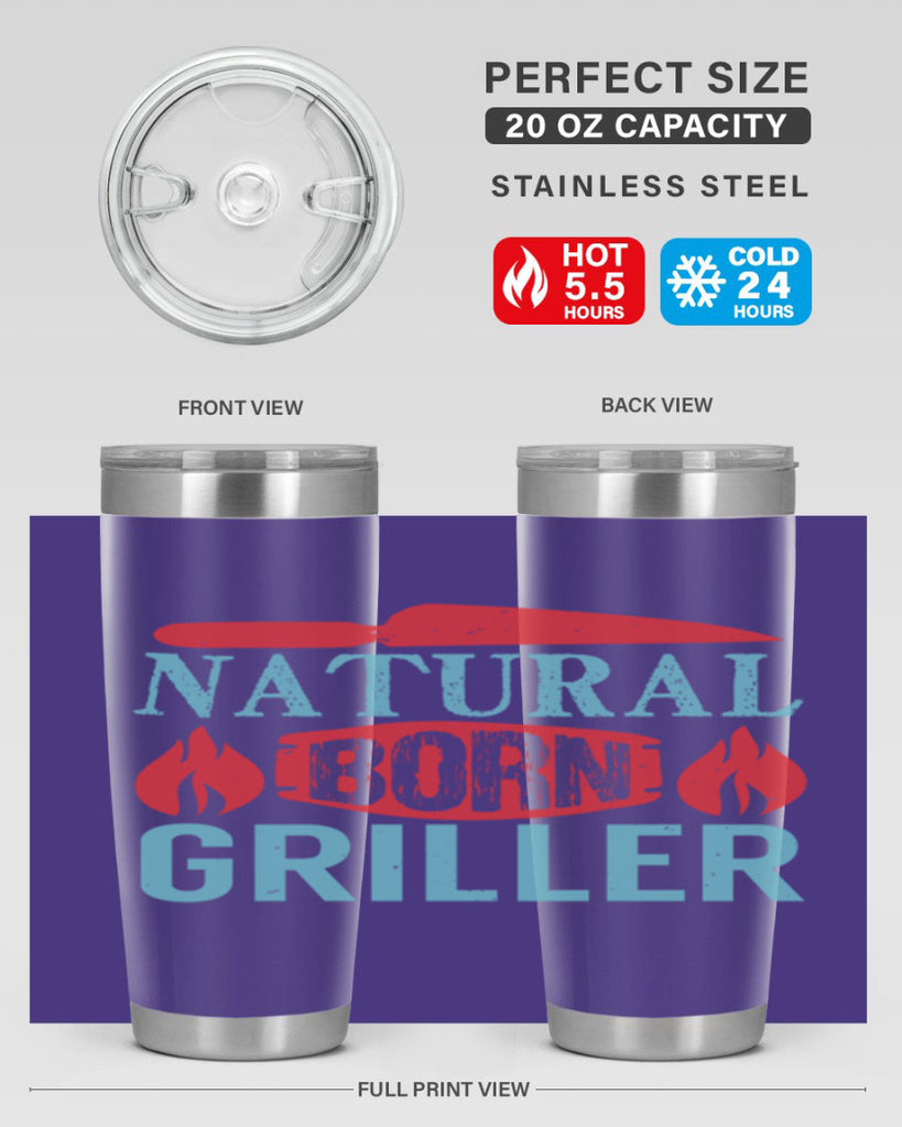 natural born griller 19#- bbq- Tumbler
