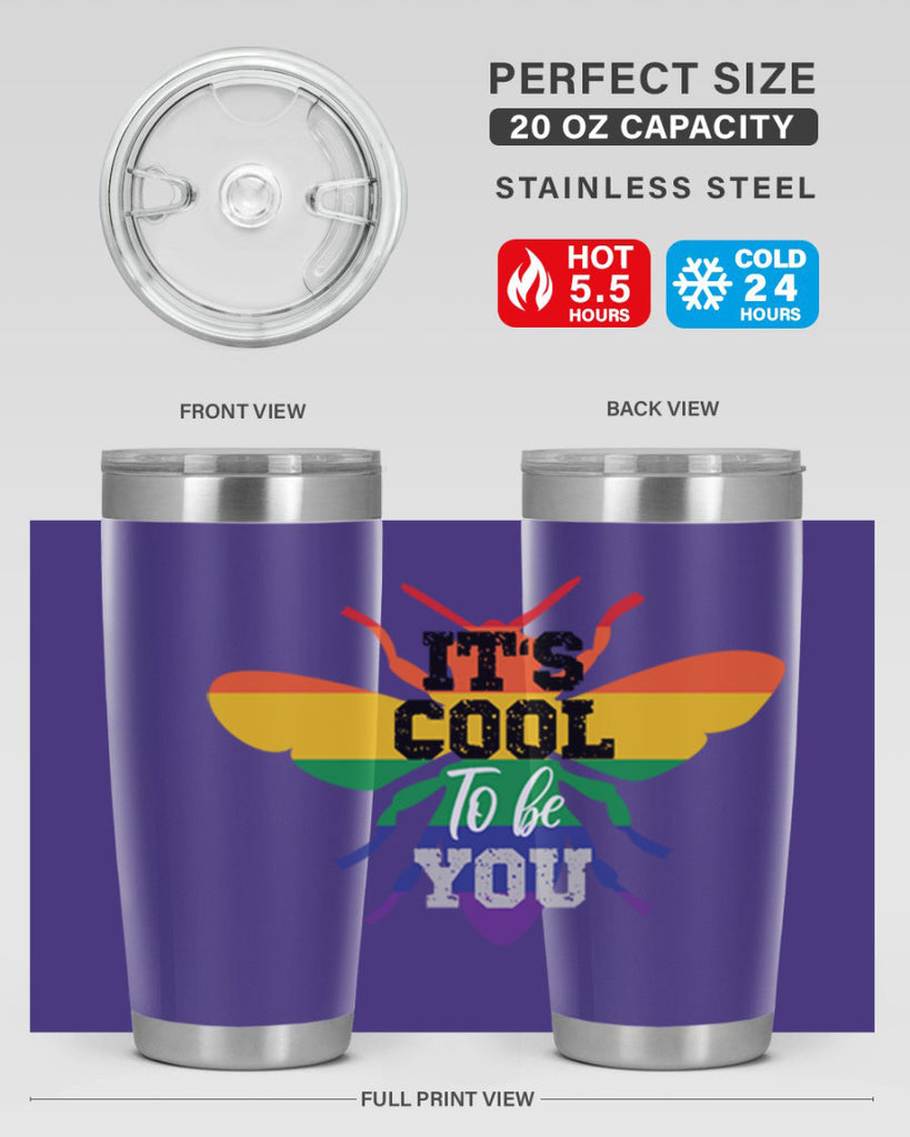 pride bee cool 70#- lgbt- Tumbler