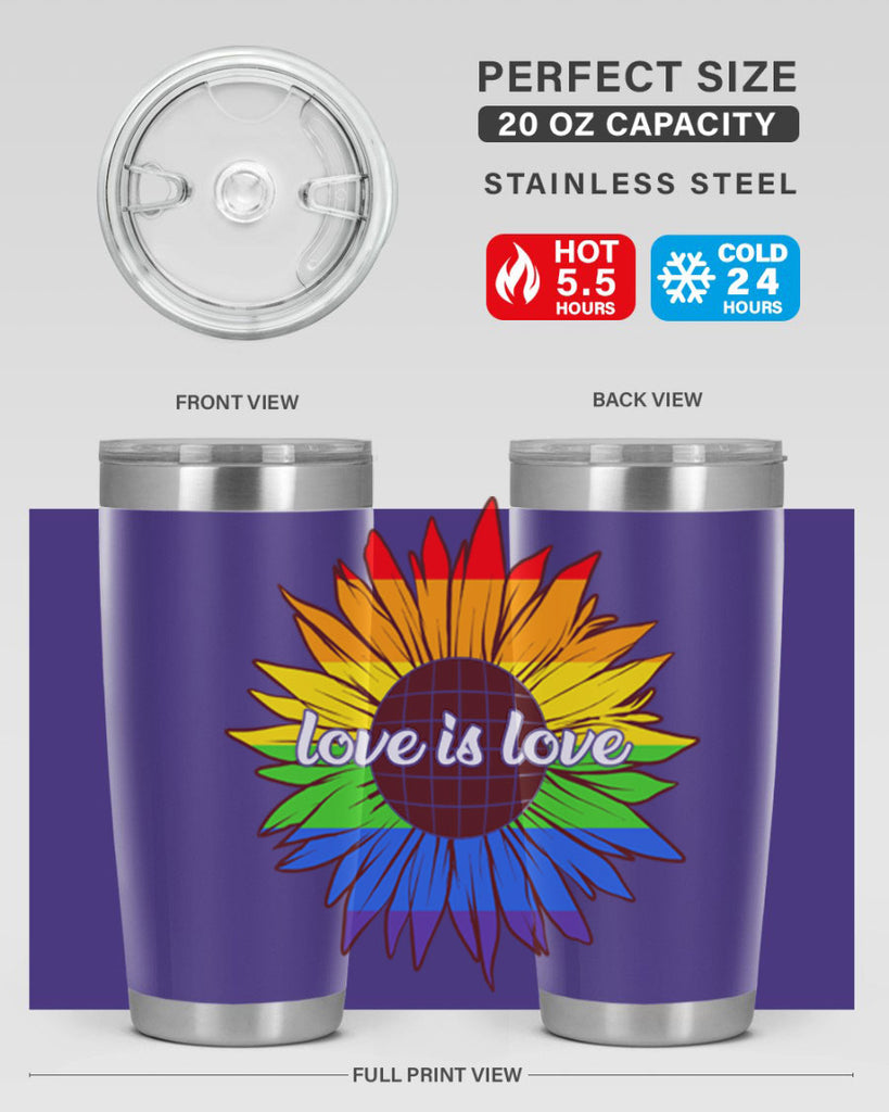 rainbow sunflower love is love 26#- lgbt- Tumbler