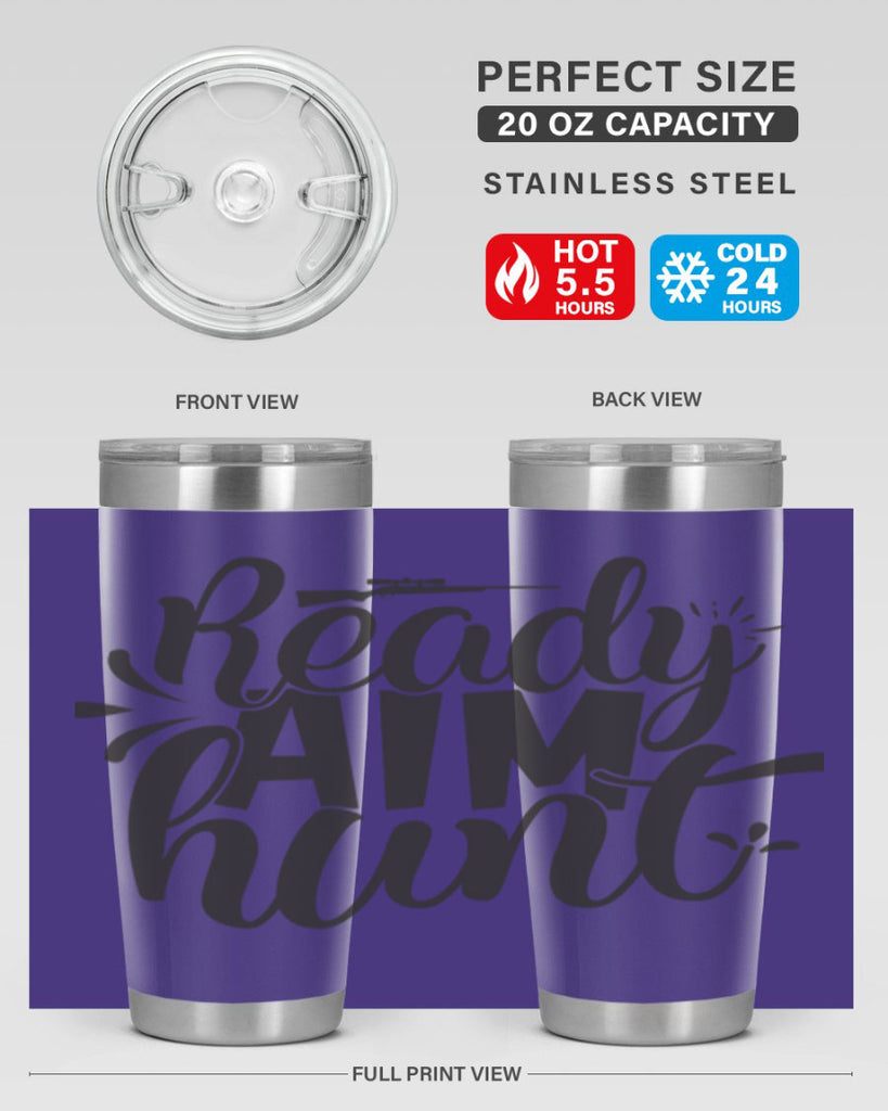 ready aim hunt 4#- hunting- Tumbler