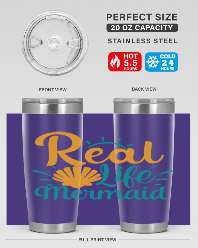 real life mermaid Style 79#- summer- Tumbler