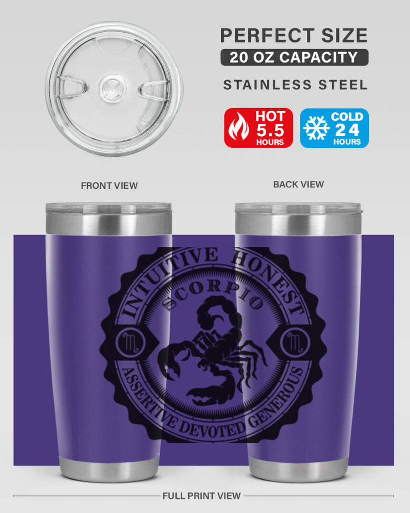 scorpio 31#- zodiac- Tumbler