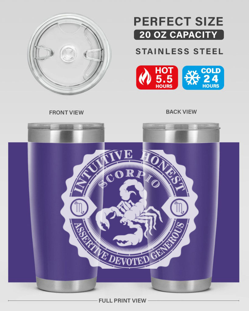 scorpio 32#- zodiac- Tumbler