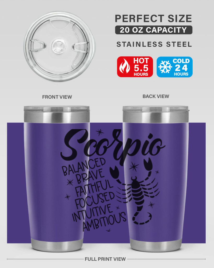 scorpio 436#- zodiac- Tumbler
