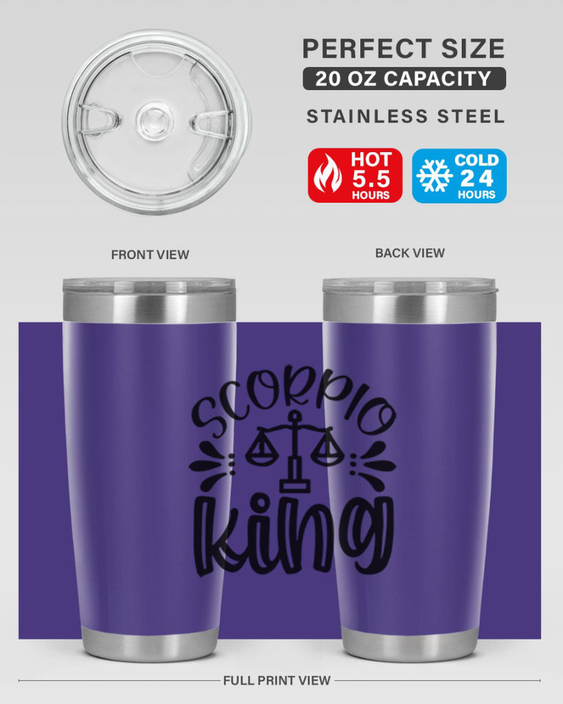 scorpio king 444#- zodiac- Tumbler