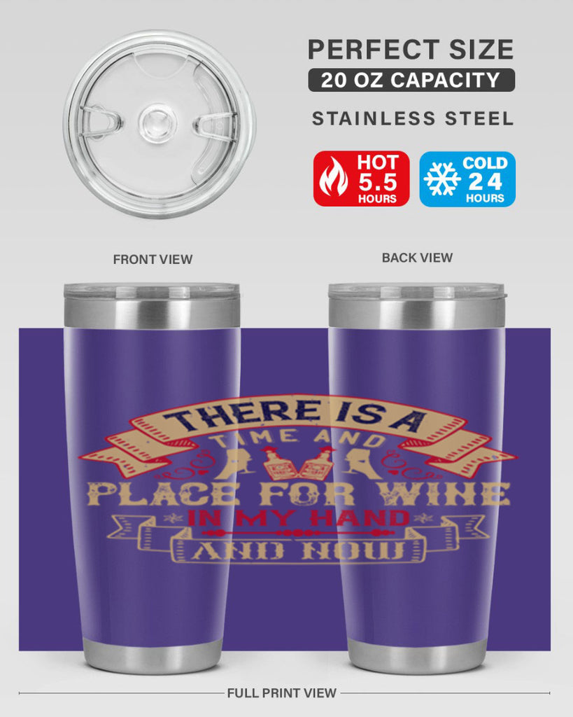 there is a time and place for wine in my hand and now 26#- drinking- Tumbler