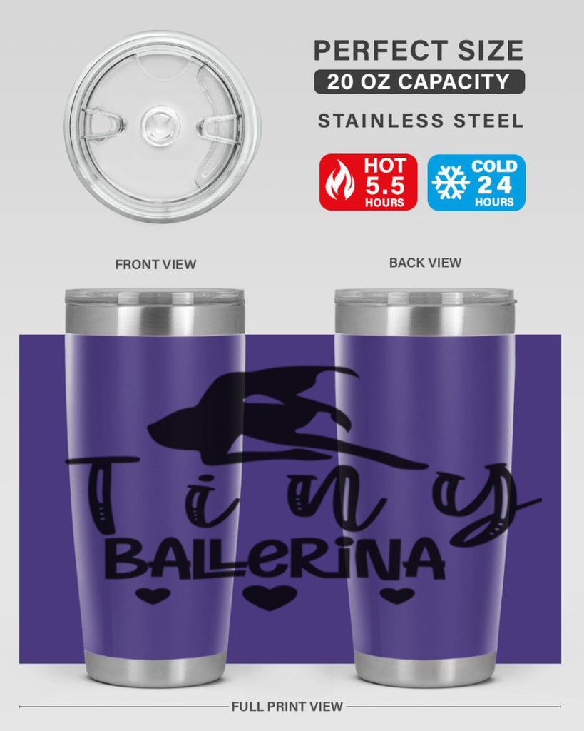 tiny ballerina 88#- ballet- Tumbler