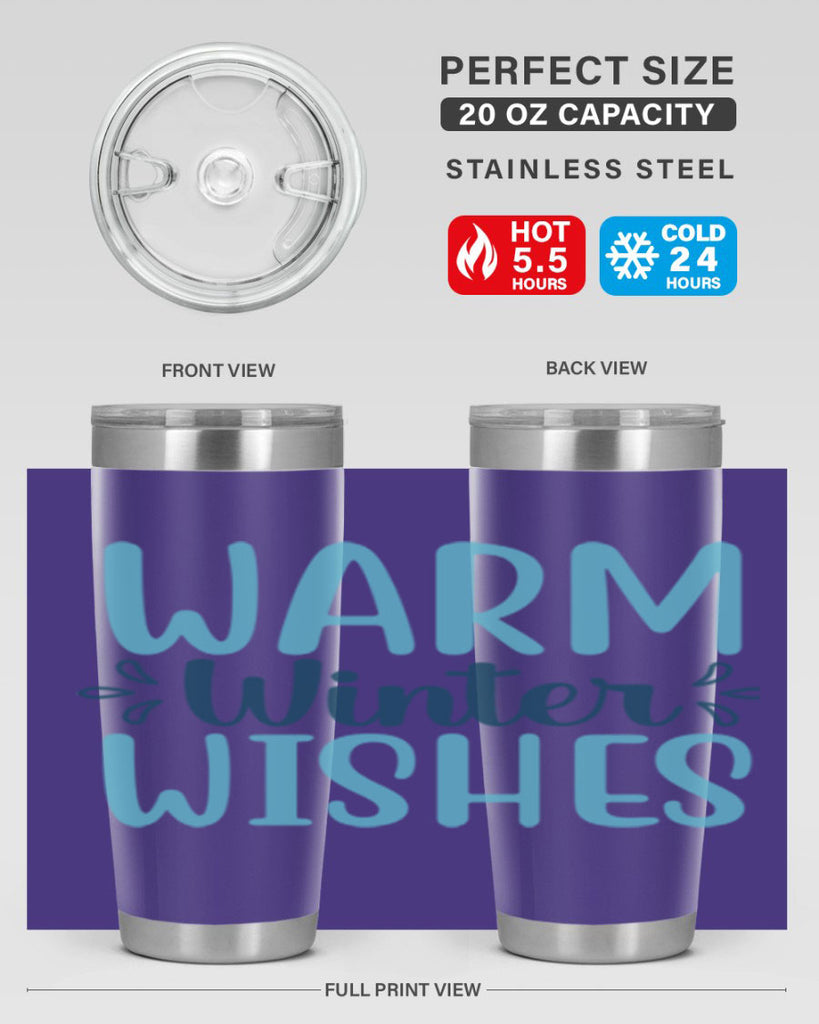 warm winter wishes 455#- winter- Tumbler