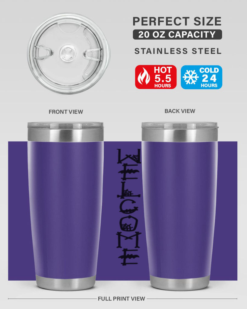 welcome 12#- halloween- Tumbler