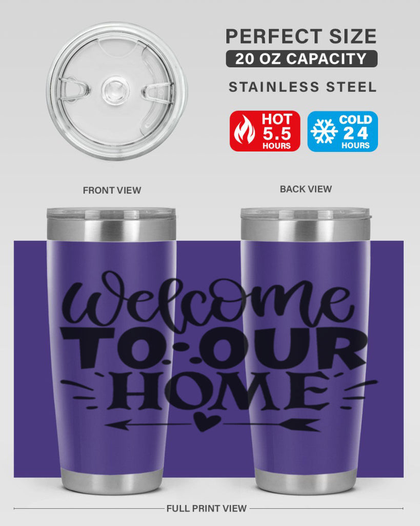 welcome to our home 11#- family- Tumbler