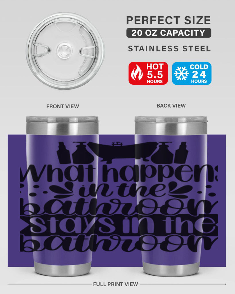 what happens in the bathroom 6#- bathroom- Tumbler