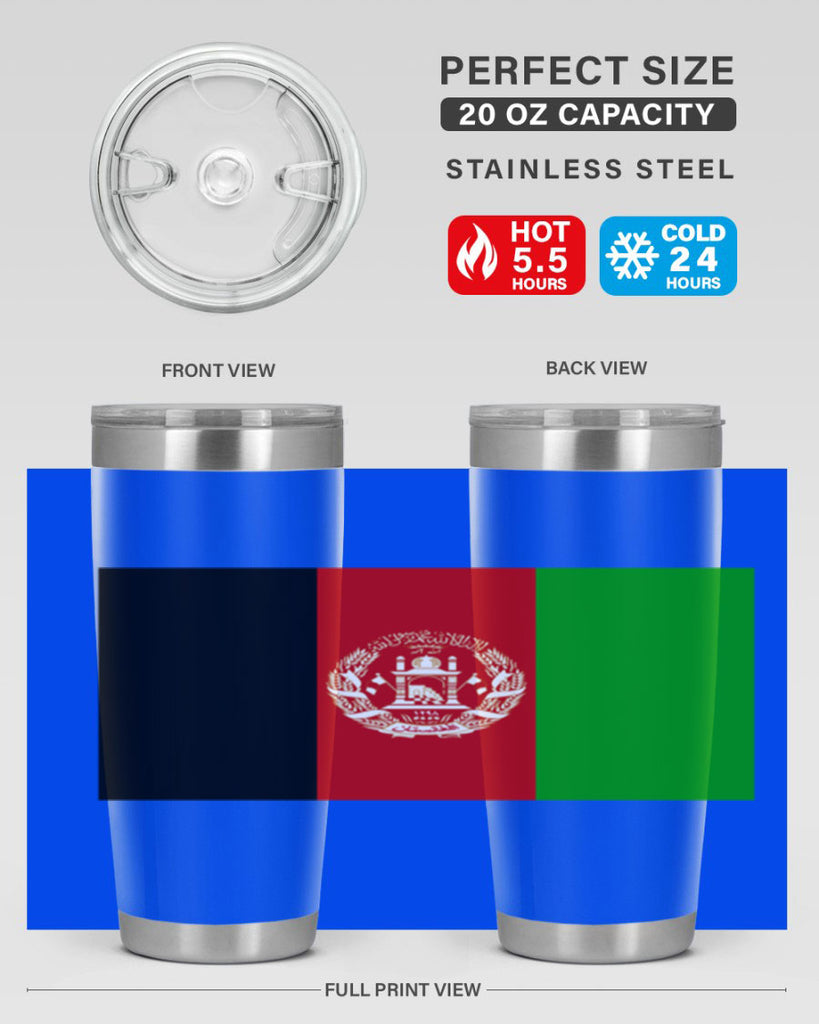 Afghanistan 197#- world flags- Tumbler