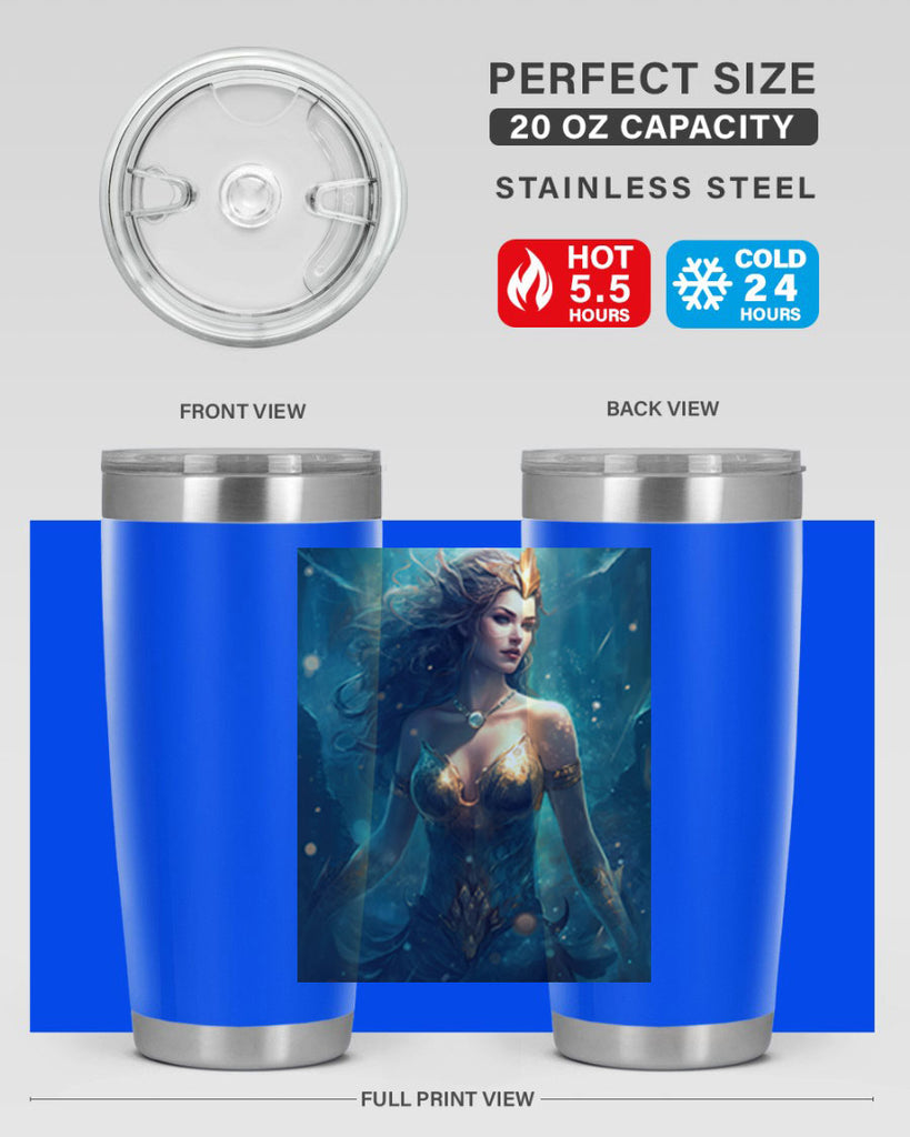 Aquarius 52#- zodiac- Tumbler