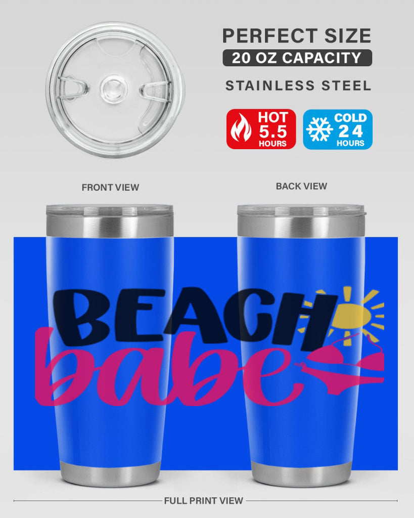 Beach Babe Style 52#- summer- Tumbler