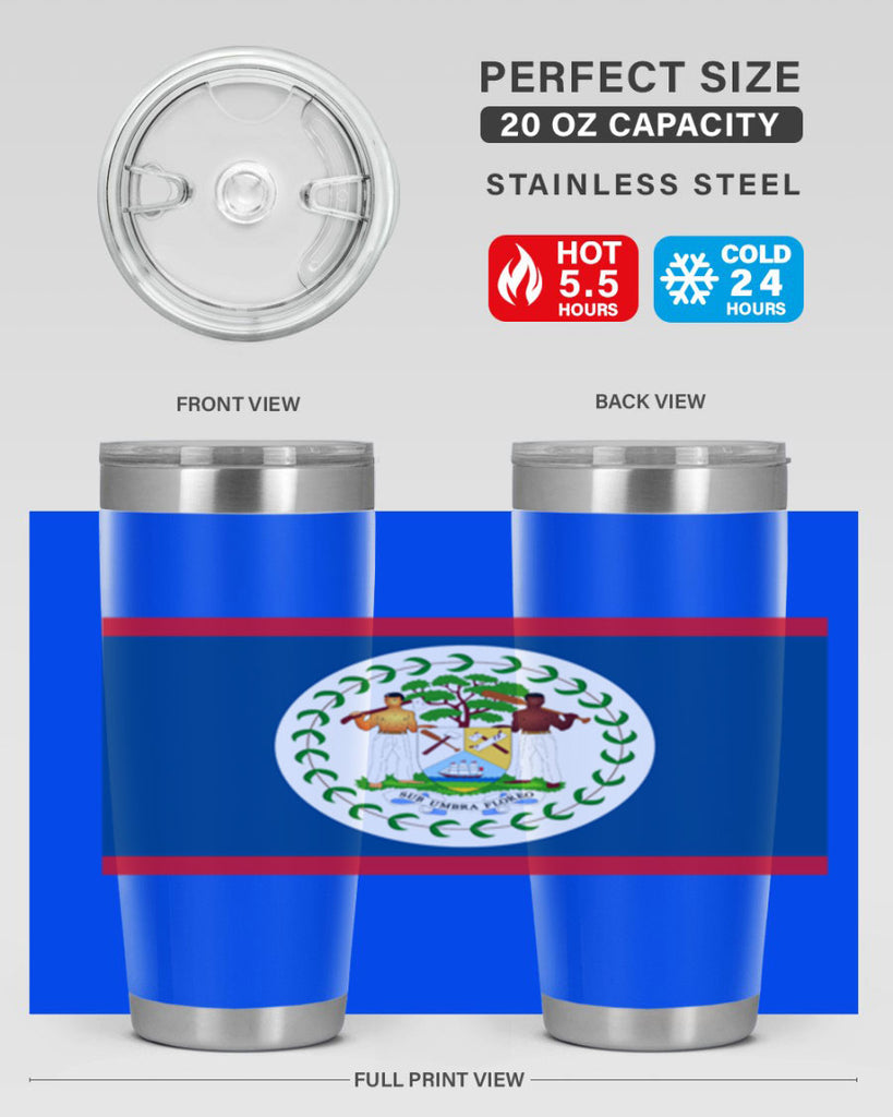 Belize 180#- world flags- Tumbler