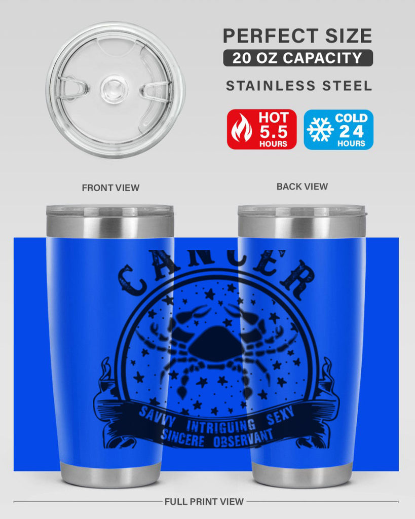 Cancer 13#- zodiac- Tumbler