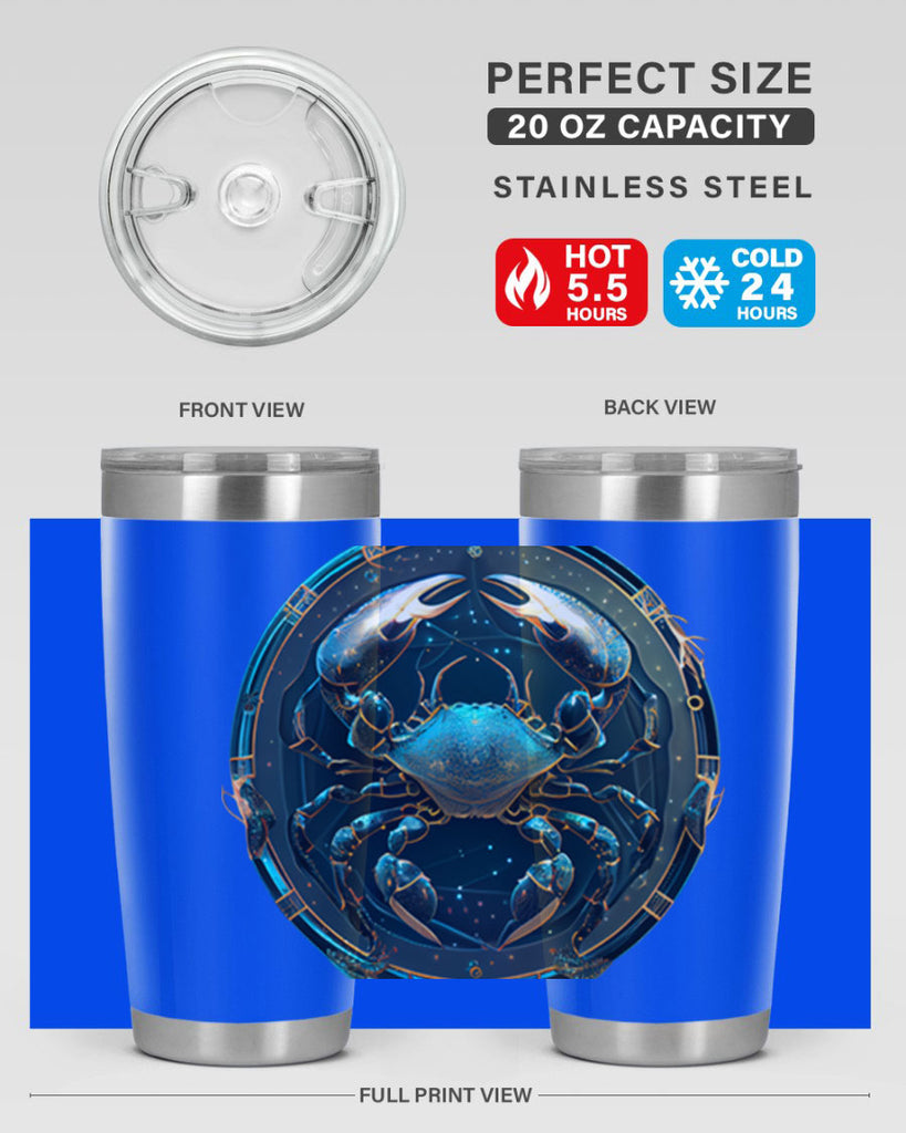 Cancer 147#- zodiac- Tumbler