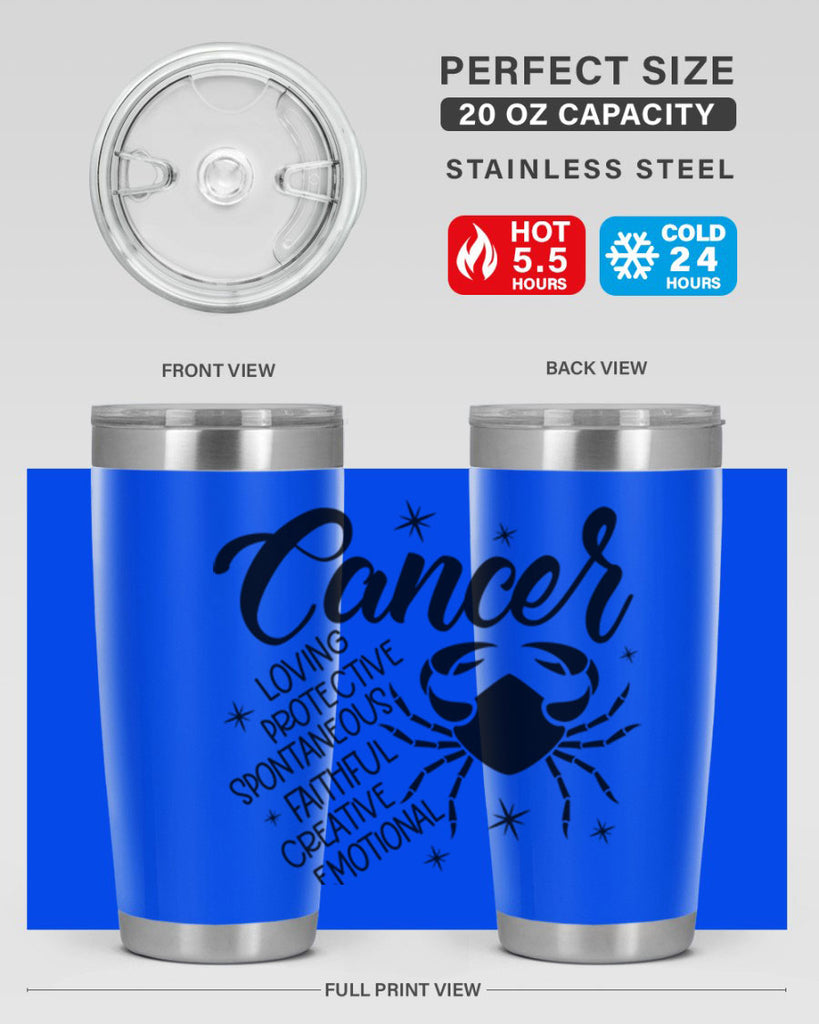 Cancer 151#- zodiac- Tumbler