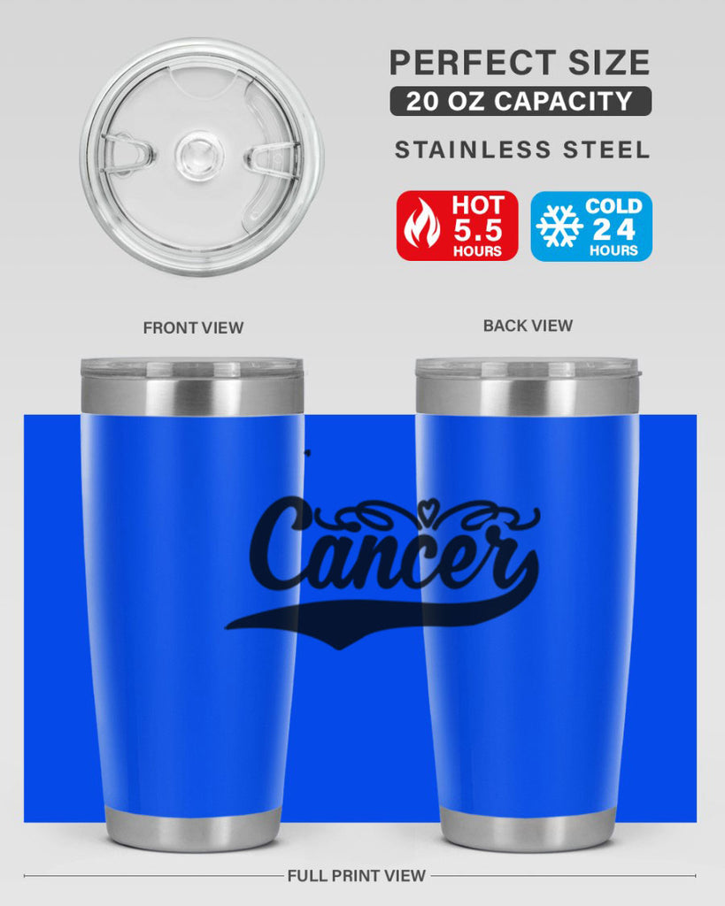Cancer 155#- zodiac- Tumbler
