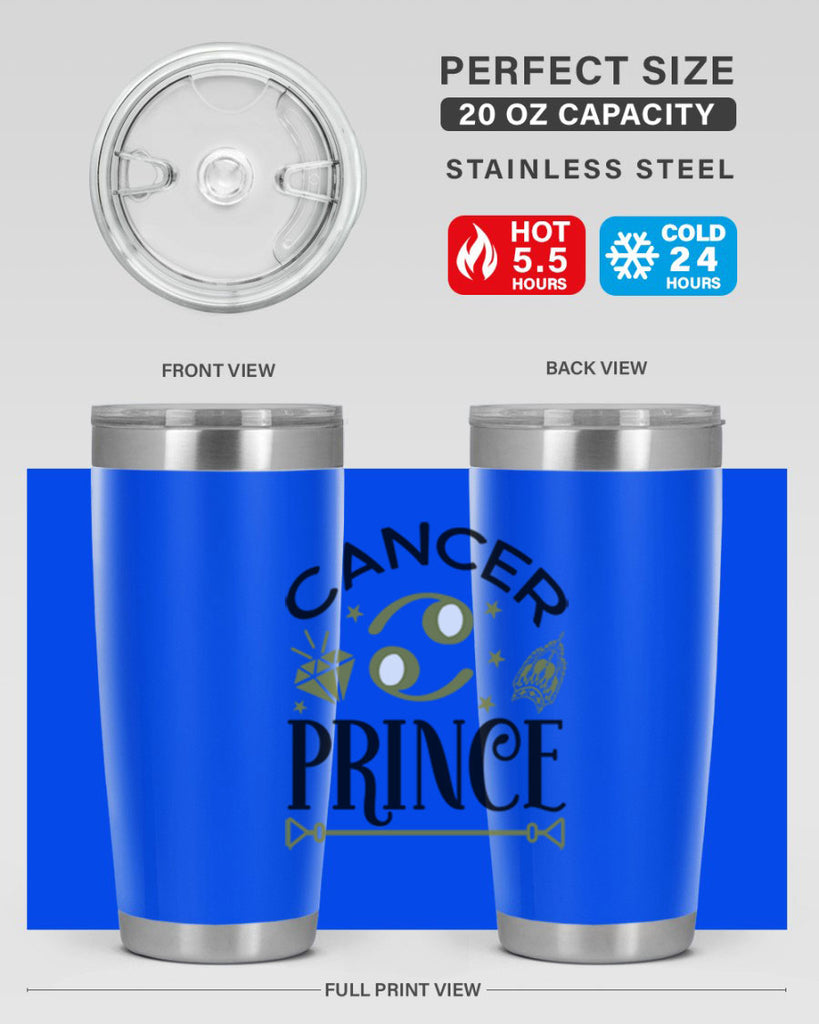 Cancer prince 159#- zodiac- Tumbler
