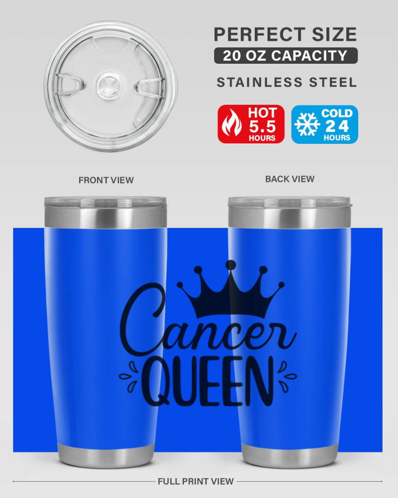 Cancer queen 161#- zodiac- Tumbler