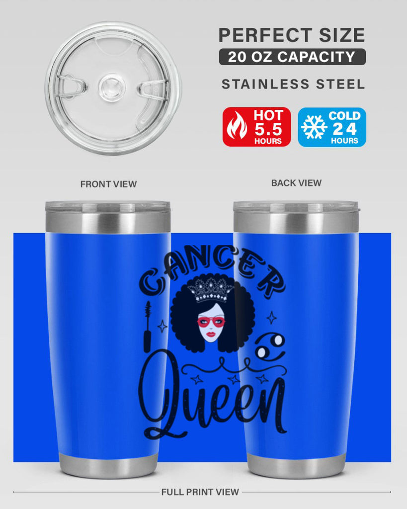 Cancer queen 162#- zodiac- Tumbler