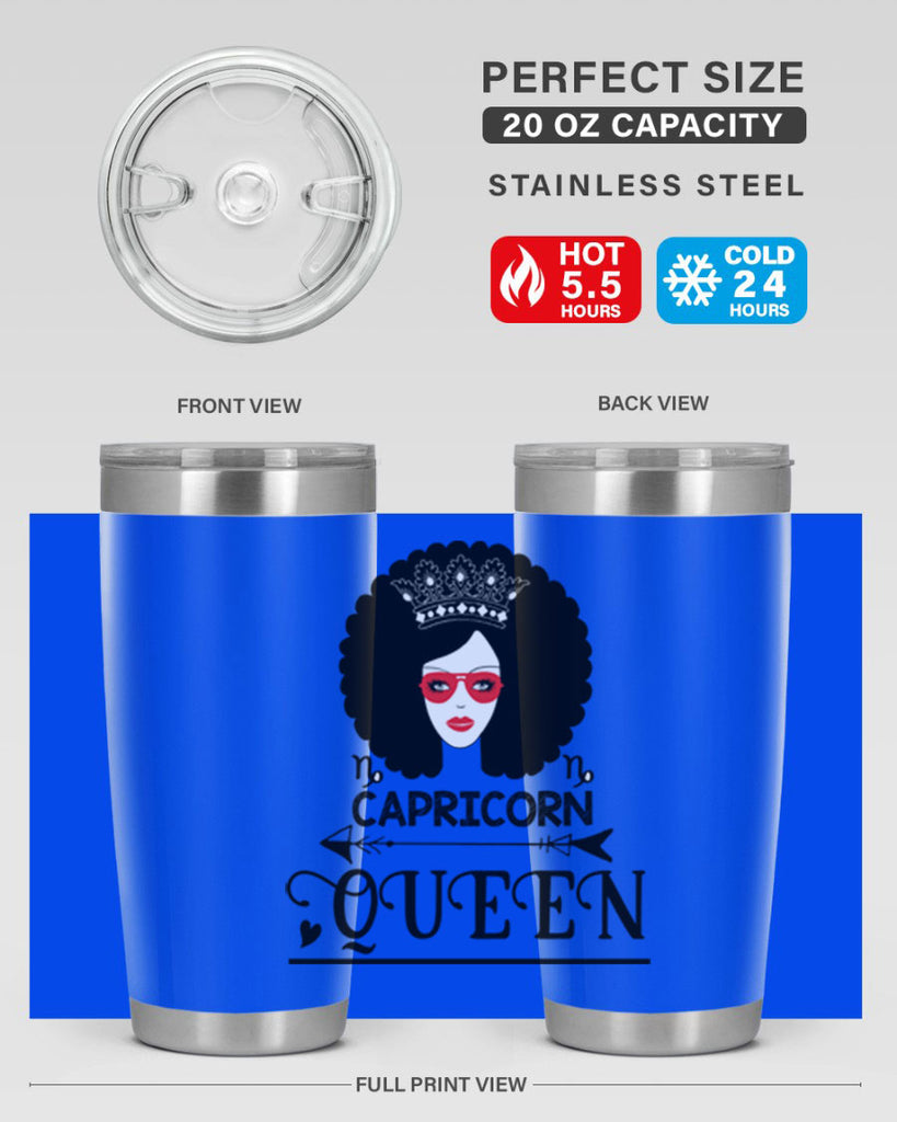 Capricorn queen 197#- zodiac- Tumbler