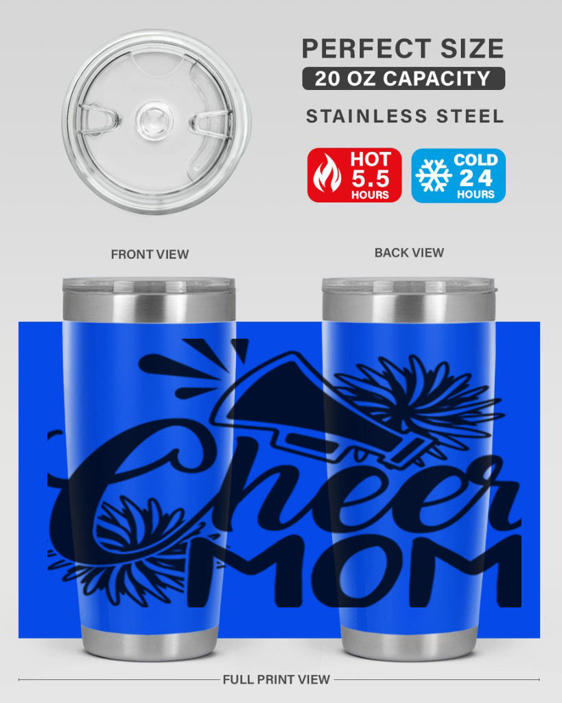 Cheer mom 1385#- cheer- Tumbler