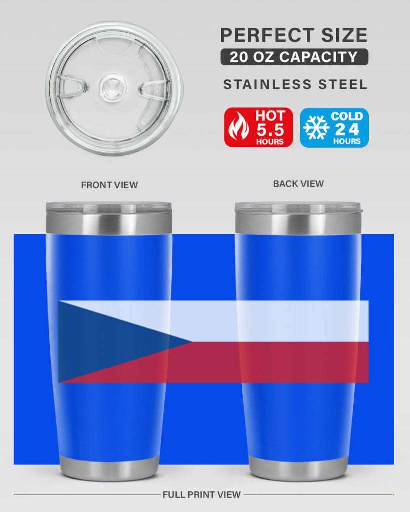 Czechia 152#- world flags- Tumbler