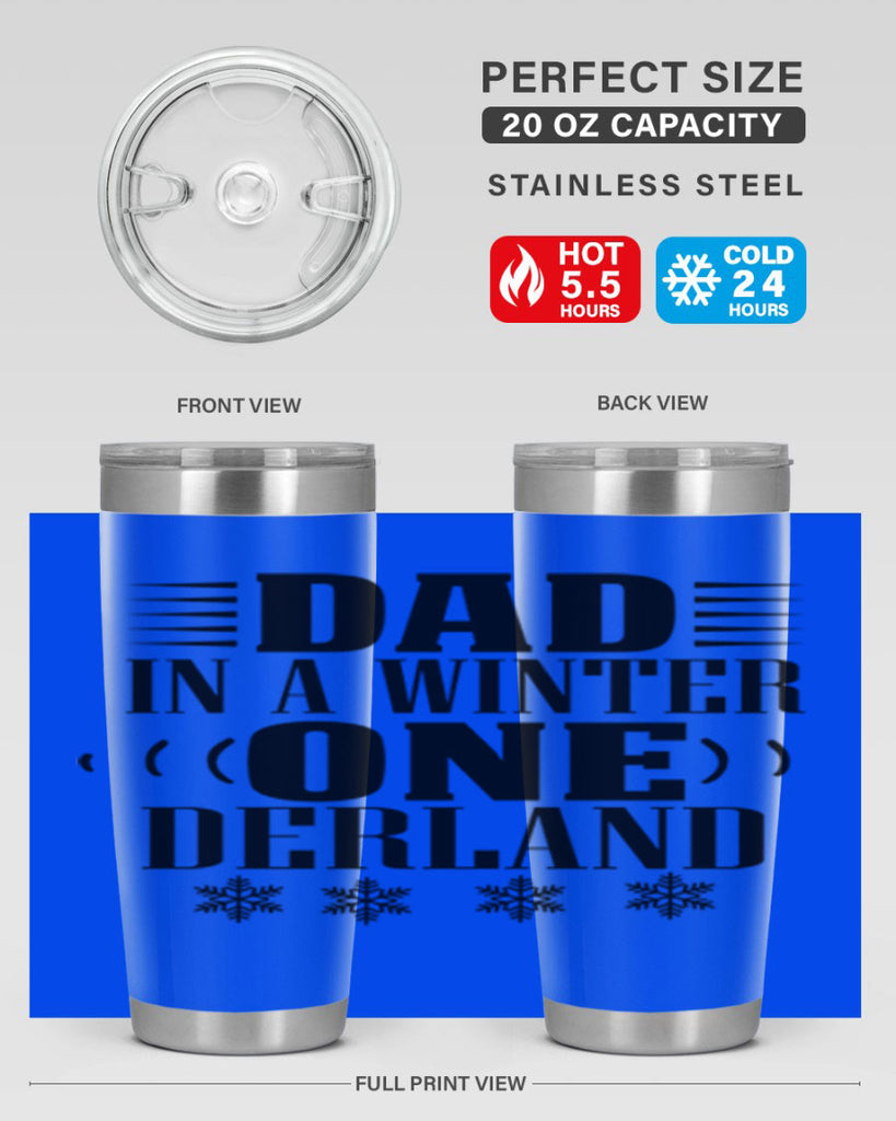 DAD IN A WINTER ONE DERLAND 91#- winter- Tumbler