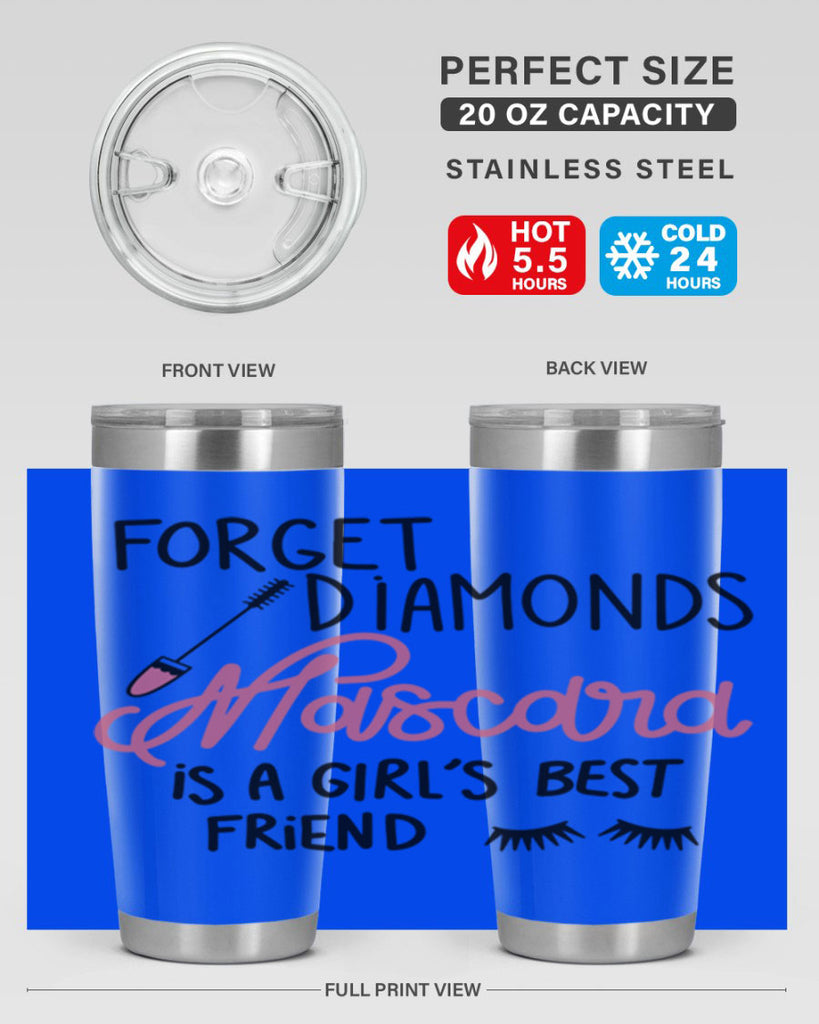 Forget Diamonds Mascara is a Girls Best Friend Style 100#- make up- Tumbler