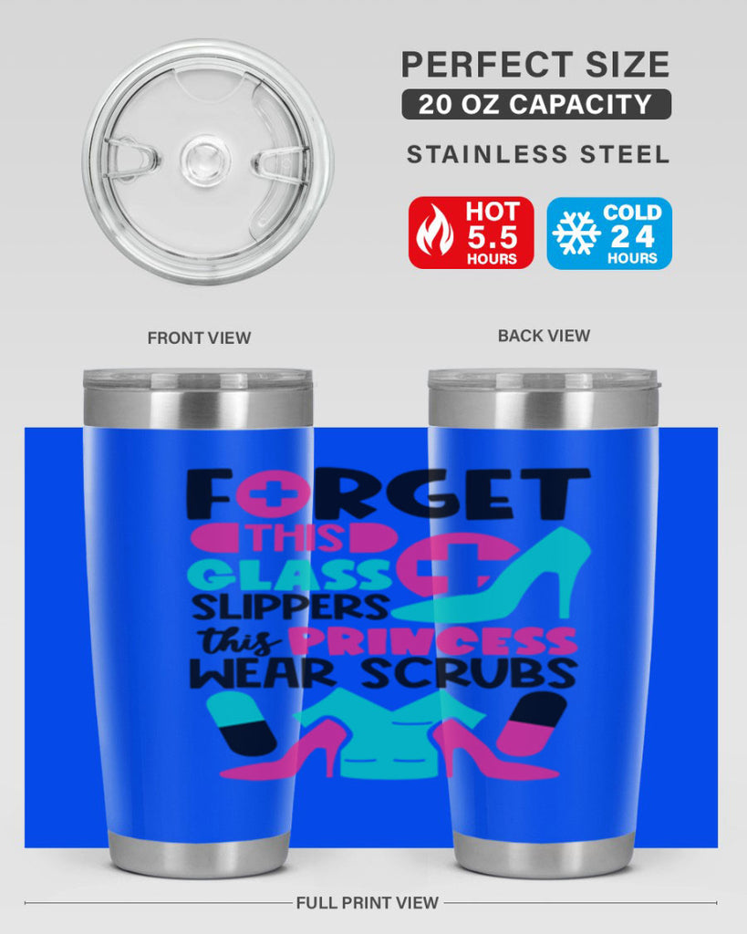 Forget This Glass Slippers This Princess Wear Scrubs Style Style 185#- nurse- tumbler