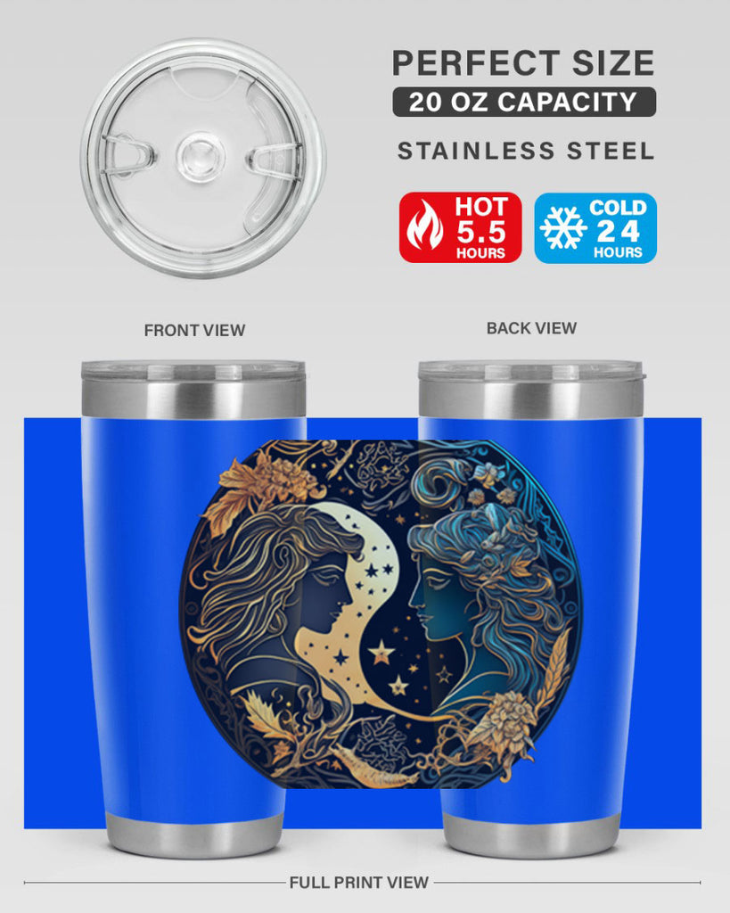 Gemini 216#- zodiac- Tumbler