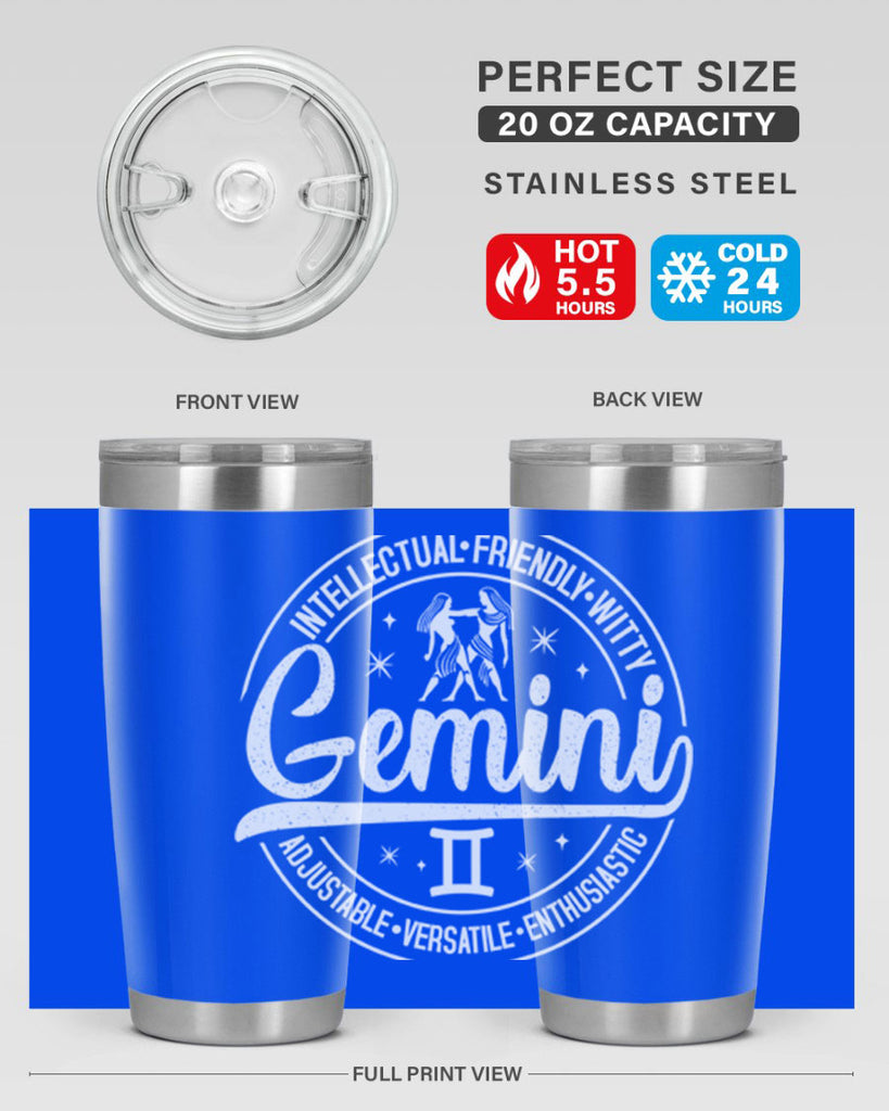Gemini 226#- zodiac- Tumbler