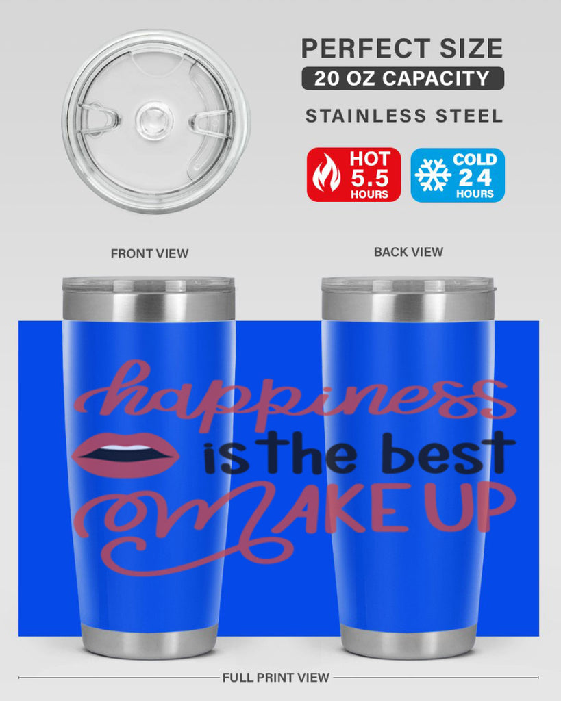 Happiness is the Best Makeup Style 94#- make up- Tumbler