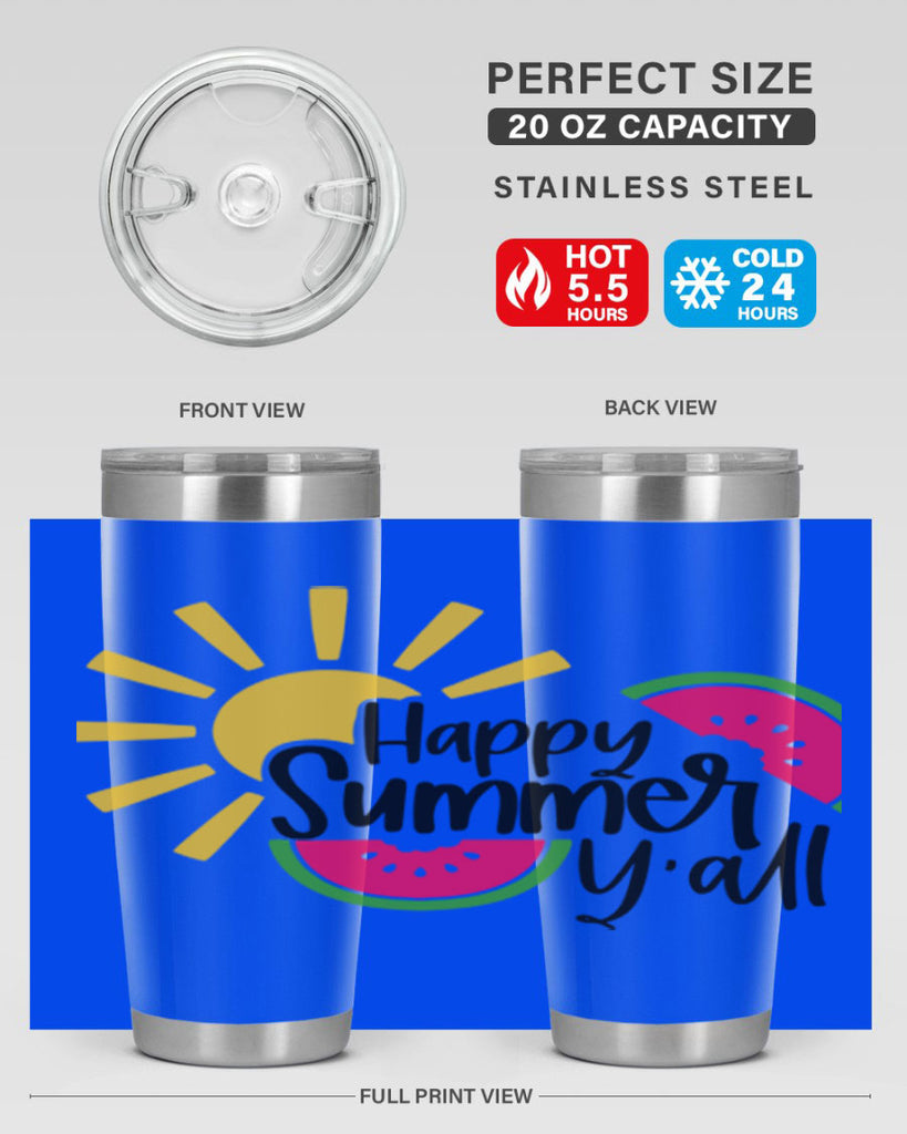 Happy Summer Yall Style 41#- summer- Tumbler
