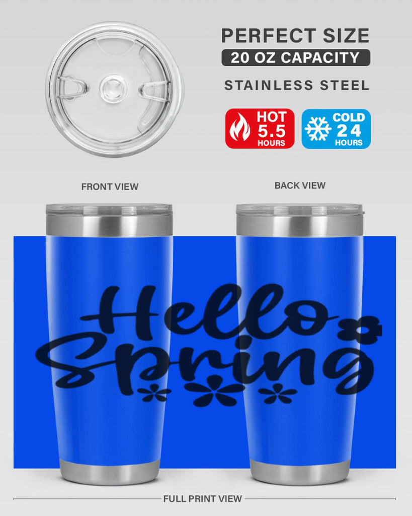 Hello spring  design 232#- spring- Tumbler