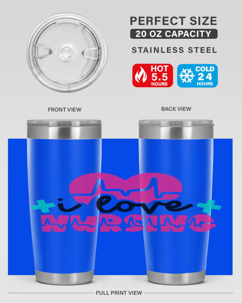 I Love Nursing Style Style 170#- nurse- tumbler