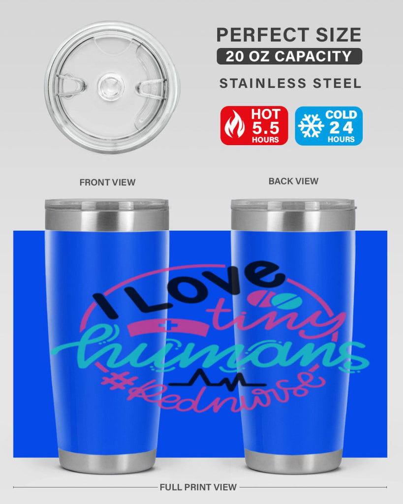 I Love Tiny Humans Red Nurse Style Style 167#- nurse- tumbler