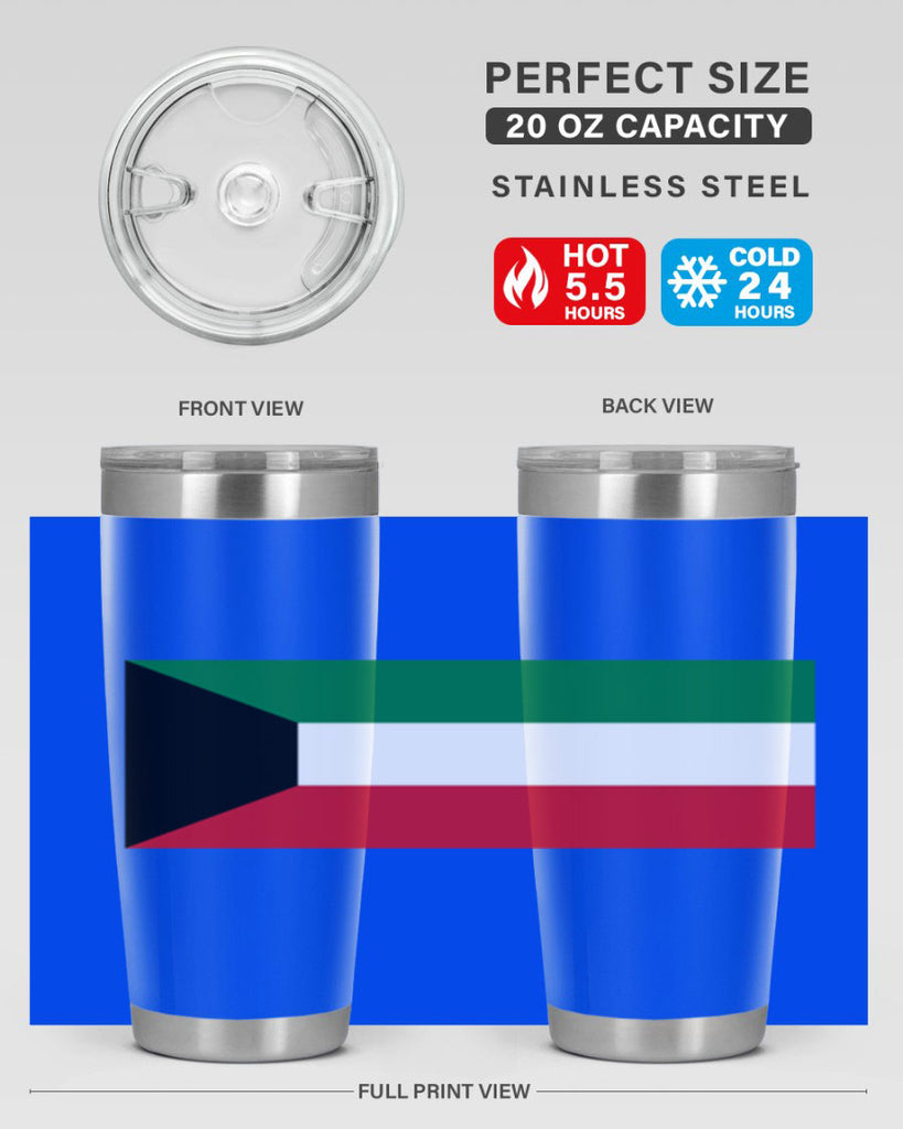 Kuwait 107#- world flags- Tumbler