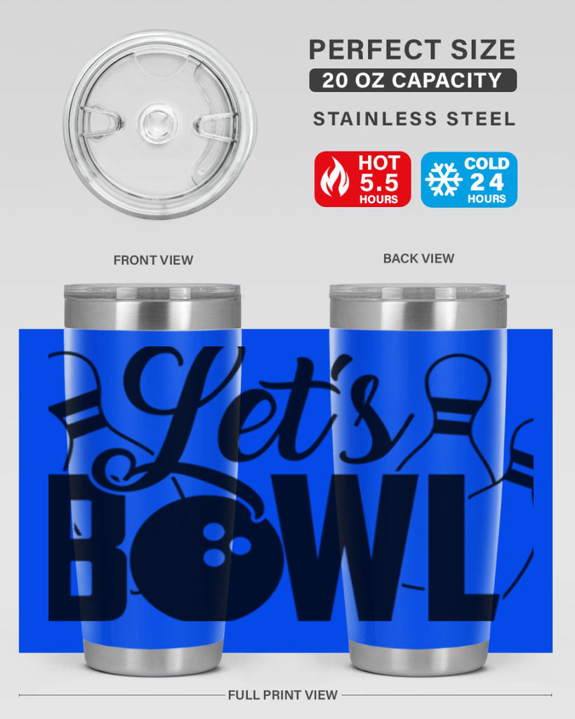Lets bowl 929#- bowlig- Tumbler