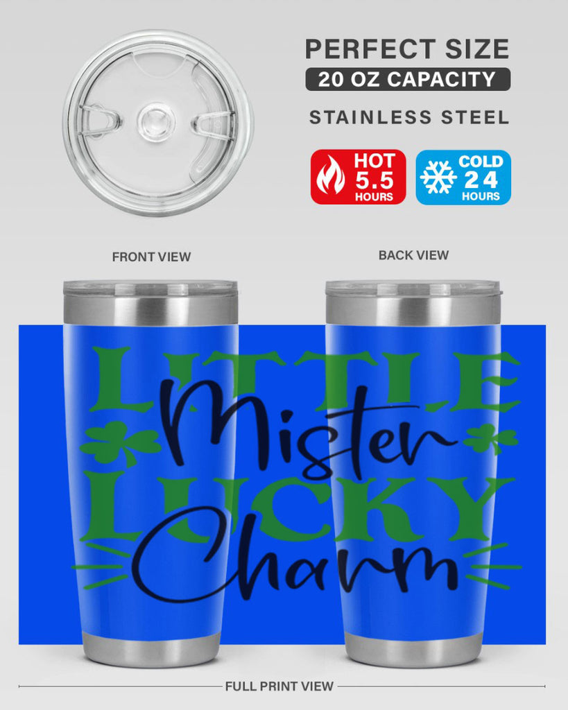 Little Mister Lucky Charm Style 153#- St Patricks Day- Tumbler